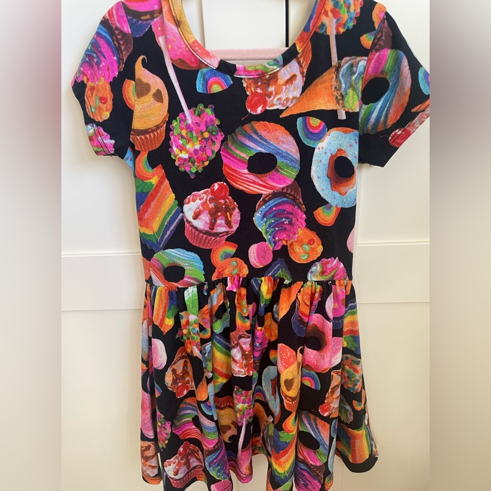 5t girls cupcake donut dress